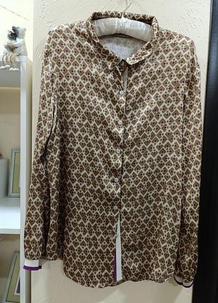 Сорочка esvivid італійський коштовний бренд . віскоза, (схожа на сатин).