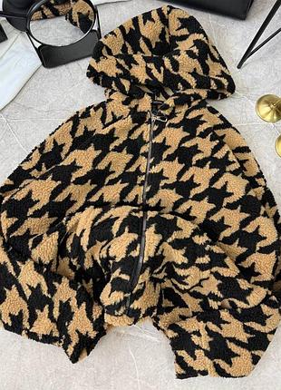 Теплая худи тедди на трикотажной основе 💥супер цена и качество