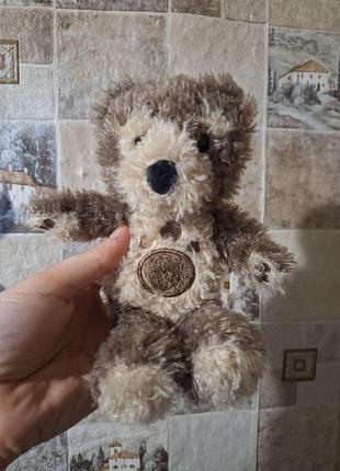 Плюшевый мишка маленький чарли, коричневый, бежевый, 7 дюймов, 2010 года, vgc.