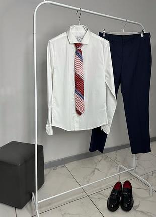 Галстук шелковый tiger of sweden 7 см