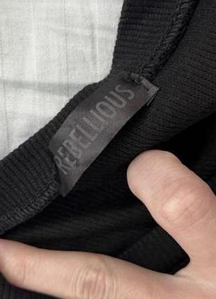 Чорне боді блуза 4