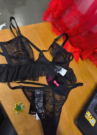 Эротический комплект белья кружевной 🔥🔥🔥🔥