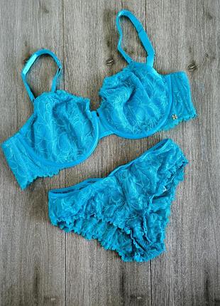 Комплект белья голубой