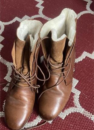 Сапоги шкіра 39 р