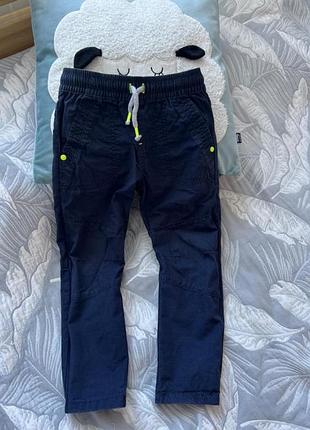 Штани котонові тонкі брюки f&f