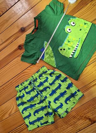 Костюм футболка + шорти george 2-4роки