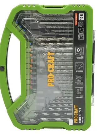 Набір свердел та біт procraft dbs101