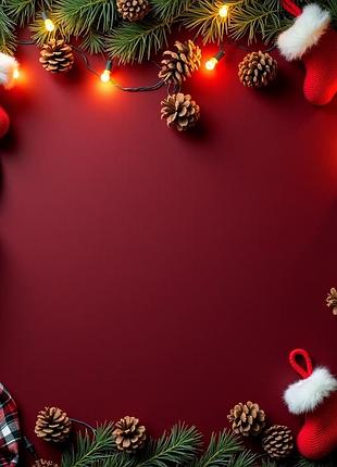 Новорічний вініловий фотофон для предметної зйомки № 952