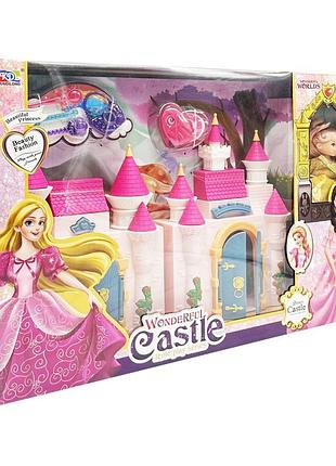 Ігровий набір з лялькою "замок принцеси" kdl-58 звукові та світлові ефекти