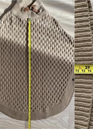 Massimo dutti пончо вовна ангора кашемір 10