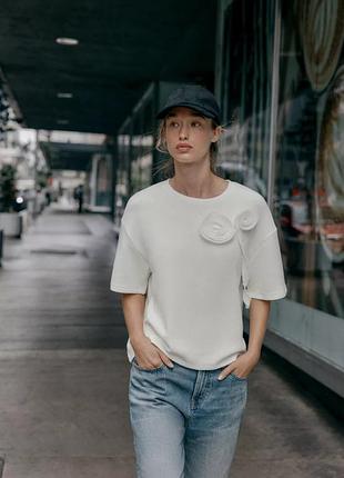 Футболка кофта светр блуза блузка zara