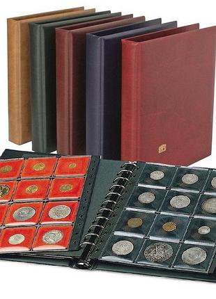 Альбом з квадрокапсулами для монет - safe combi variant - зелений