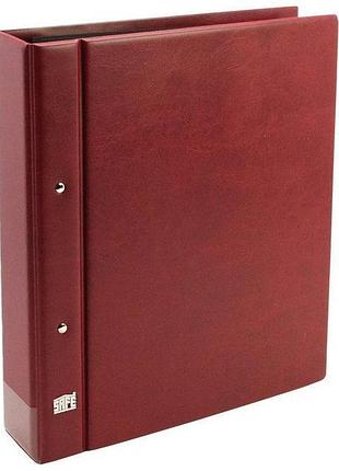 Альбом для листівок - safe a4 professional - червоно-коричневий, прозорі аркуші