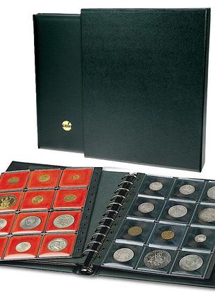 Альбом з квадрокапсулами для монет - safe combi, з футляром