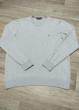 Мужской тонкий свитер tommy hilfiger размер l