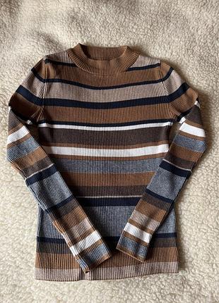 Жіночий лонгслів в смужку