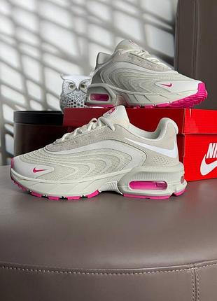 Жіночі кросівки nike air max fire white beige pink