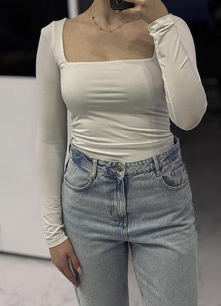 Боді жіночий білий papaya