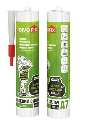 Клей 400г шаленый силач decor а7 тм дивоцвит