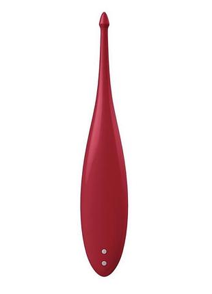 Вібратор для клітора satisfyer twirling fun poppy red 2