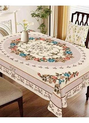 Скатертини в рулоні fiesta пвх на тканинній основі 5953-1.50 1.20*1.50м*20шт тм stenson