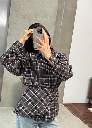 Рубашка в клетку 4