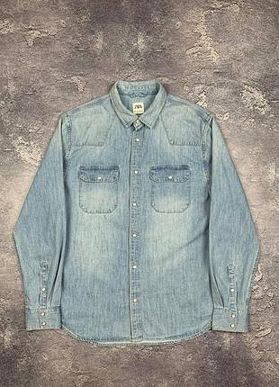 Рубашка zara сорочка оригінал. розмір l