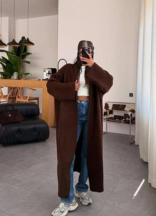 Довгий кардиган ангора