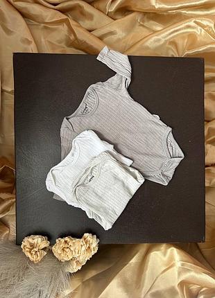 Боді на довгий рукав,бавовна,3-6 місяці