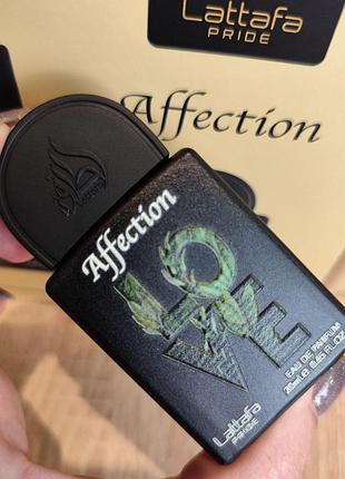 Оригинальная миниатюра парфюмированная вода унисекс lattafa affection 20мл