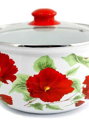 Каструля глибока 5,7л d=24 каркаде (т)2392 00063946 тм interos