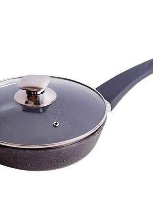 Сковорода ал. с крышкой 220мм с а/п покрытием скл/кр аd50223 тм talko