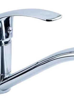 Змішувач sl ø40 для кухні гусак прямий 150мм на гайці (9840100) тм tau