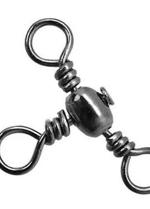 Вертлюг no3/0 60кг 3шт тройной black sf23991-3/0 тм stenson