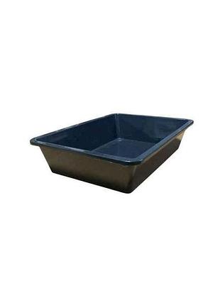 Поддон для рассады no5, 380х280х85мм (6,1л) черный тм yemets