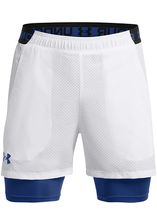 Спортивные шорты under armour 2 в 1, шорты с компрессией, компрессионные шорты, шорты с тайтсами under armour