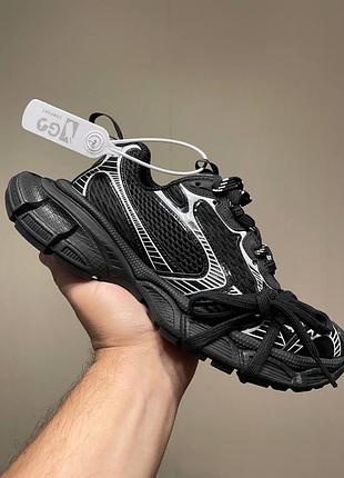 Кроссовки 3xl black white