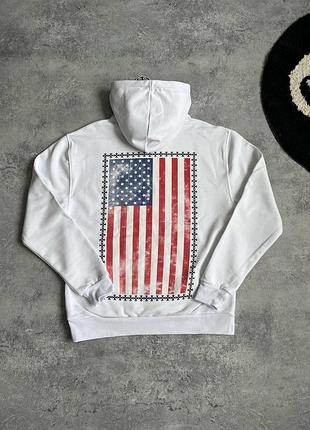 Біле худі chrome hearts