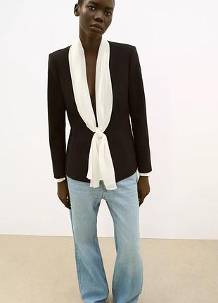Блейзер с завязкой-платком