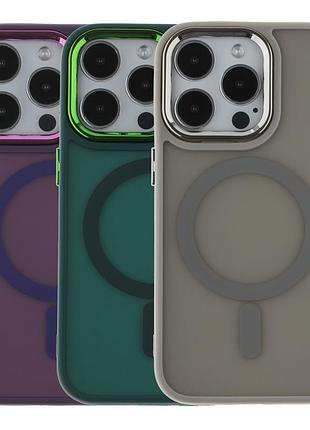 Чохол tpu+pc space magnetic color with magsafe для iphone 14 pro max