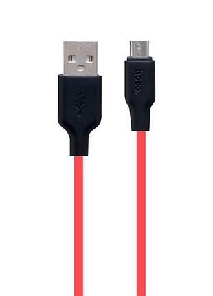 Кабель usb hoco x21 plus silicone micro 3