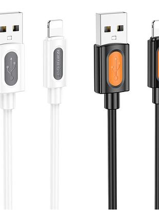 Кабель usb borofone bx114 silicone lightning 2.4a