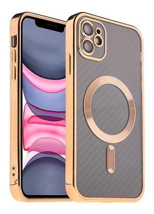 Чохол tpu metallic full camera with magsafe для iphone 11
