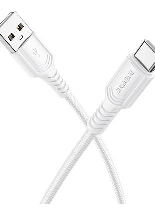 Кабель usb borofone bx116 type-c 3a 5