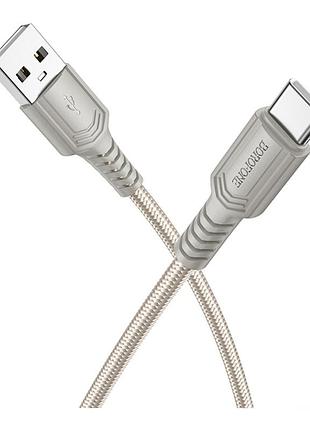 Кабель usb borofone bx116 type-c 3a 6