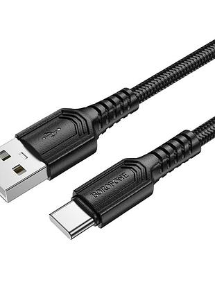 Кабель usb borofone bx116 type-c 3a 9