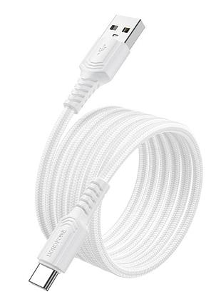 Кабель usb borofone bx116 type-c 3a 10