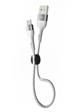 Кабель usb ridea rc-xs51 x-silicone microusb 3a 0.25m