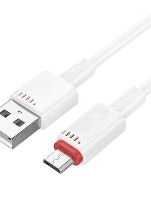 Кабель usb borofone bx110 micro 2.4a 7
