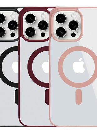 Чохол tpu color with magsafe для iphone 14 pro max